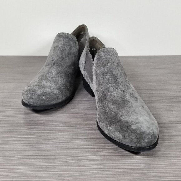 Paul Green Faith Slip On Ankle Booties, Gray Suede, Womens Size 7 M - Picture 4 of 12